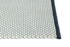3 Colour Rug-W140 x L200-Soft turquoise