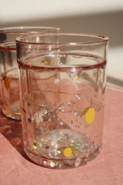 2 PACK GLITTER CUPS