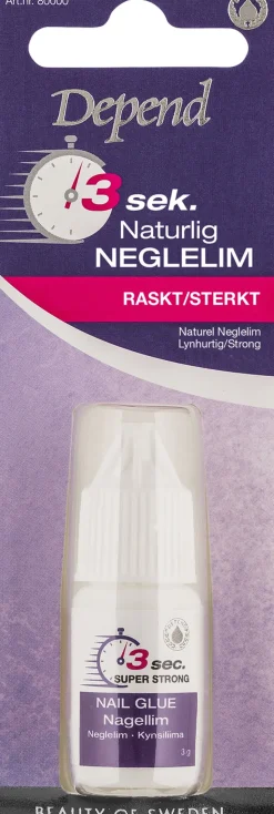 3 Sek. Naturellt Nagellim NO/DK