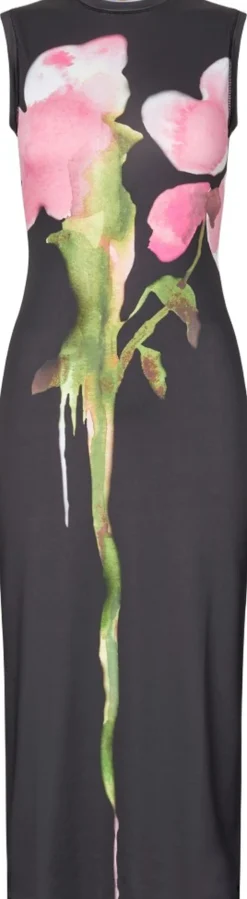 2244 Stocking Jersey, Elastic Tank Crewneck Dress