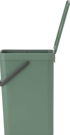 Affaldsspand m/låg sort. kon. 16 lt