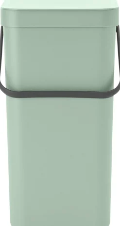 Affaldsspand m/låg sort.kon. 16 ltr