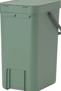 Affaldsspand m/låg sort.kon. 12 ltr