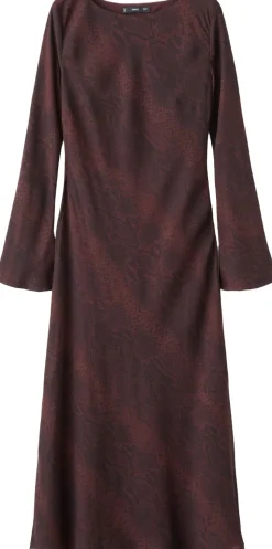 A-line animal-print dress