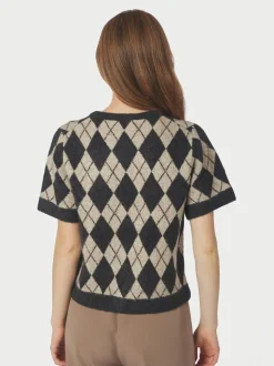 Allestar Check Knit Cardigan