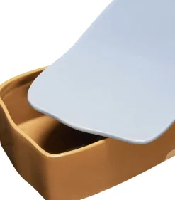 Amare Skrivebordsordner Large Brun/Lyseblå