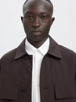 ANRHARKI PINSTRIPE OVERSHIRT