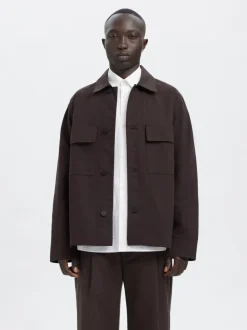 ANRHARKI PINSTRIPE OVERSHIRT