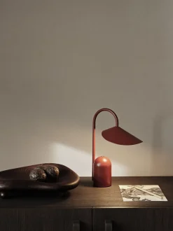 Arum Portable Lamp - Oxide Red