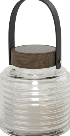 Aston Solar Krukke, Ø14xH16cm, Sort/Brun