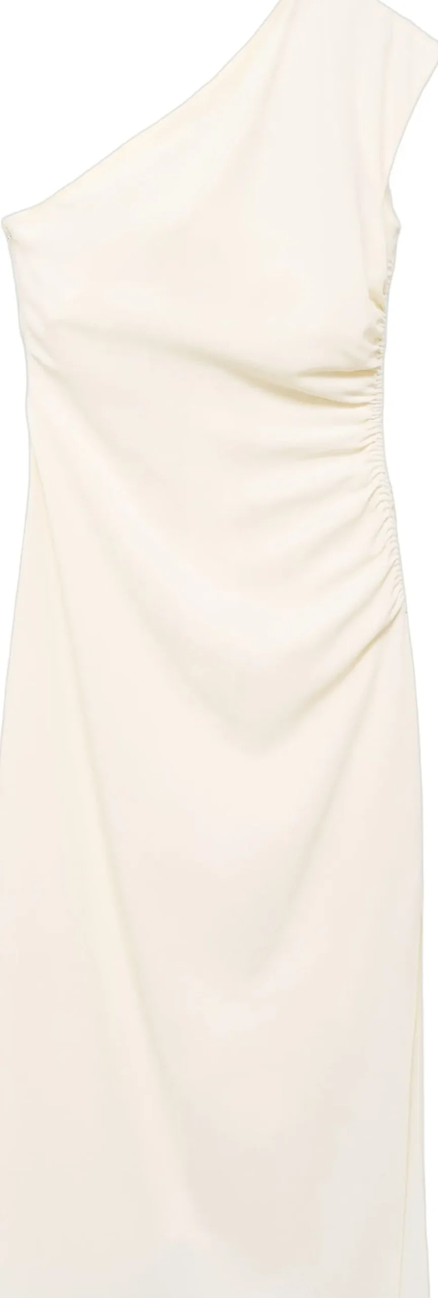 Asymmetrical pleated dress