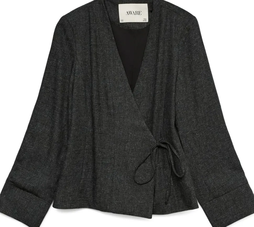 AWUTHALIA LS WRAP BLAZER