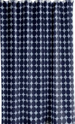 Badeforhæng 180x220 Bubbles Linen blue