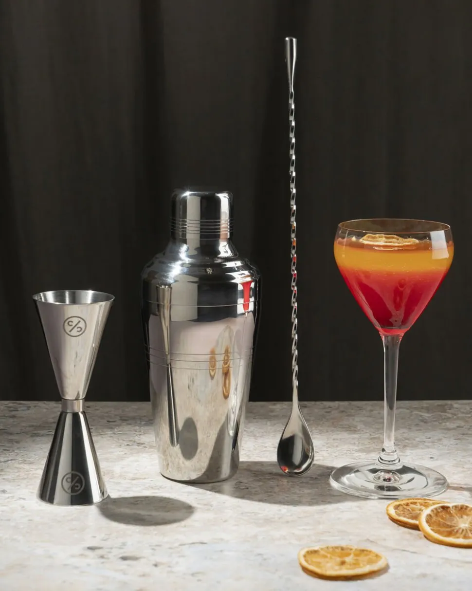 Bar Kit Mini 3-del Shaker, Jigger, Pourer