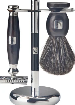 Barberians Shaving Kit: Safety Razor, Stand & Barberkost Sup