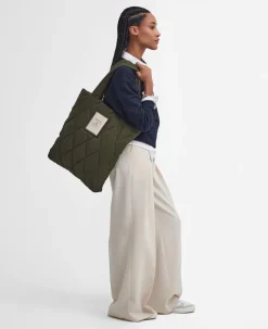 Barbour Mariah Quilted Tote Bag