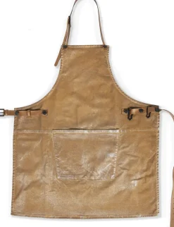 BBQ Style Apron Gold Wash