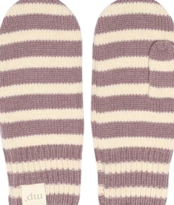 Bergen striped mittens