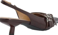 BIAKRISTIN Kitten Heel Buckle Faux Leather