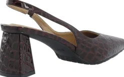 BIAMARALYN Slingback Croco Patent