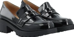 BIAPEARL Simple Penny Loafer Patent Aquarius
