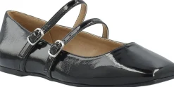 BIAROSE Karré Double Mary Jane Flat Faux Leather