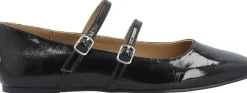 BIAROSE Karré Double Mary Jane Flat Faux Leather