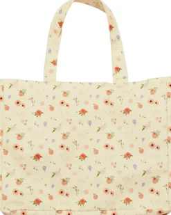 Big Canvas Totebag Roses and Shells