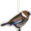 Bird Broderet juletræspynt