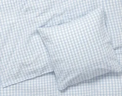 Bæk&Bølge Sengetøj lys blå/hvid 140x220 cm DK