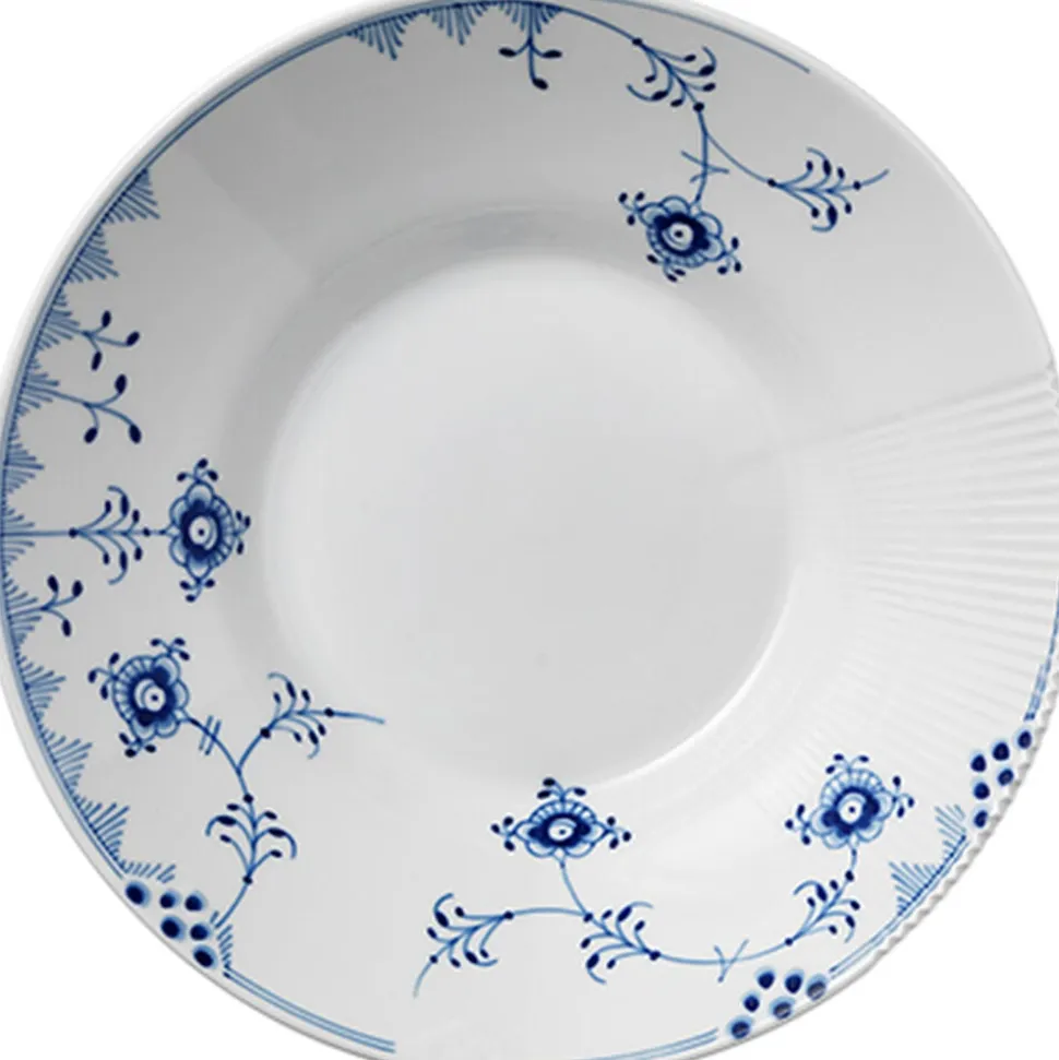 Blå Elements 25 cm. dyb tallerken