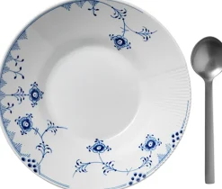 Blå Elements 25 cm. dyb tallerken