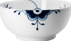 Blå Mega Riflet 310 cl. skål