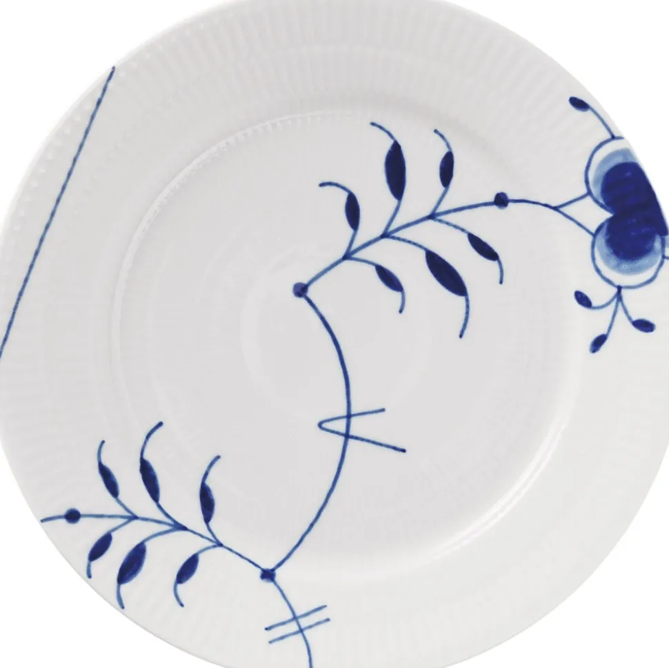 Blå Mega Riflet tallerken Limited Edition, 22 cm. , Dekoration 9