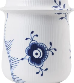 Blå Mega Riflet vinkøler, 21,5 cm.