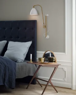 BL5 Wall Lamp 16 all brass parts/charcoal black shade