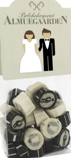 Brudepar bolcher med smag af anis/salt og hyldeblomst