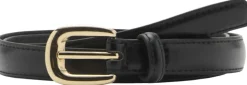 Buckle skinny belt