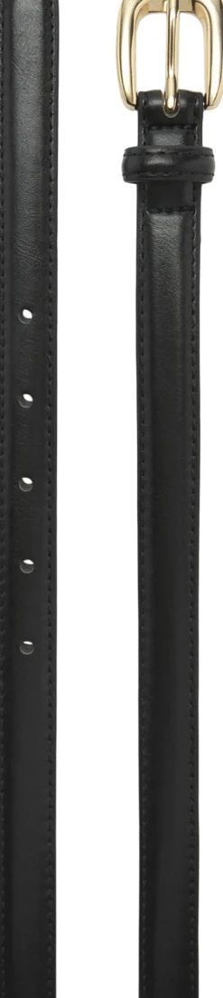 Buckle skinny belt