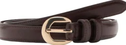 Buckle skinny belt