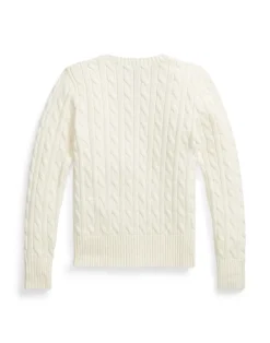 Cable-Knit Cotton Sweater Teens