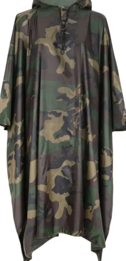 Camou Rain Poncho