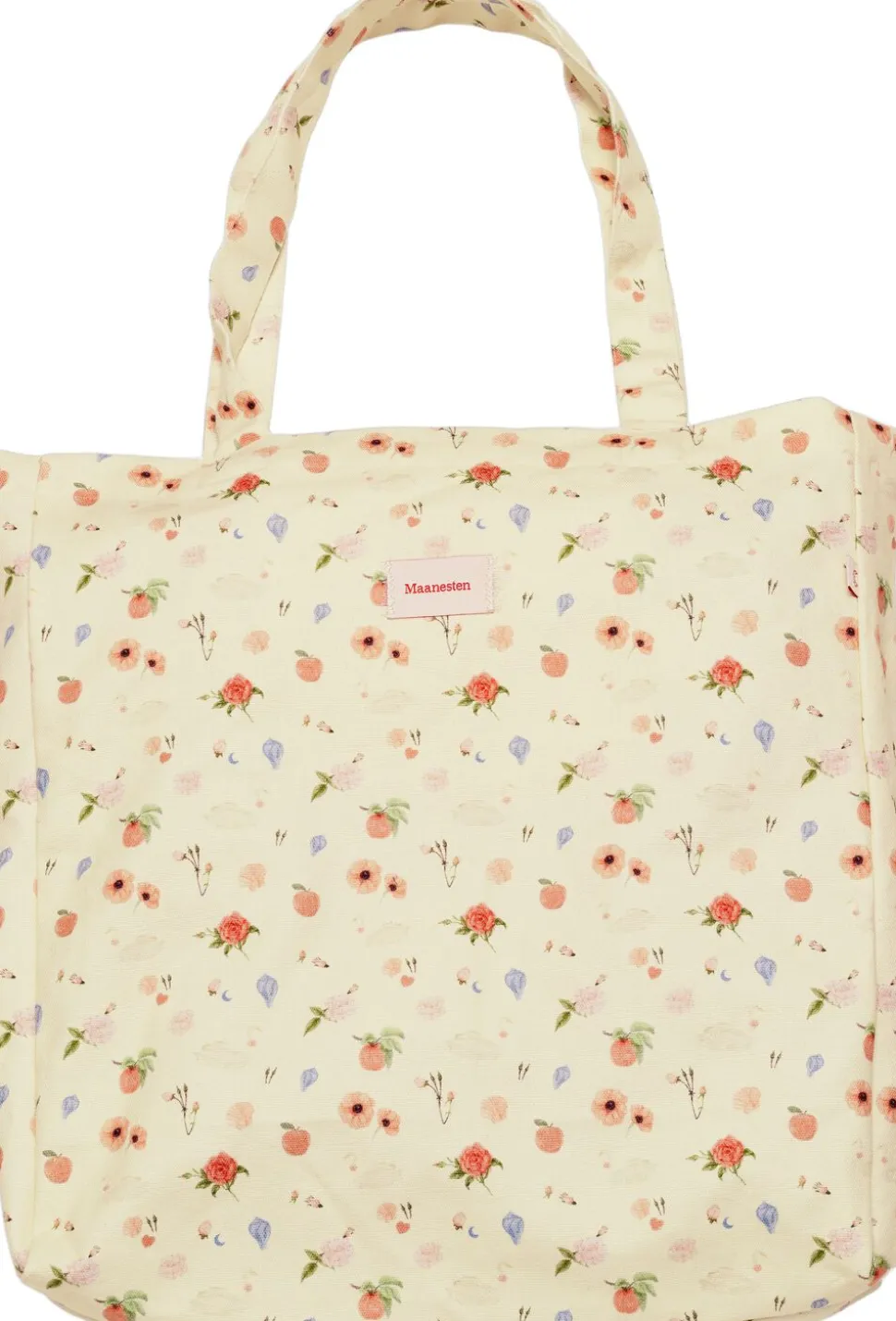 Canvas Totebag Roses and Shells