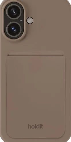 Card Holder Silicone, Magsafe Compatible Mocha Brown