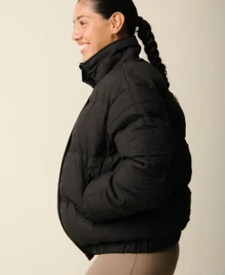 Cartel x Align by Blume puffer bomber jacket - Nero