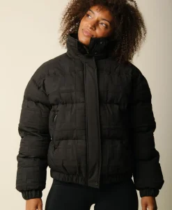 Cartel x Align by Blume puffer bomber jacket - Nero