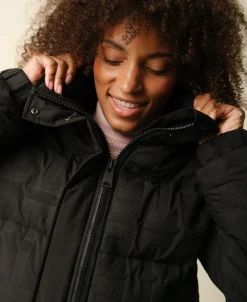 Cartel x Align by Blume puffer bomber jacket - Nero