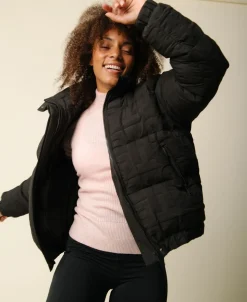 Cartel x Align by Blume puffer bomber jacket - Nero