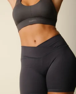 Cartel x Align by Blume support shorts - Charcoal