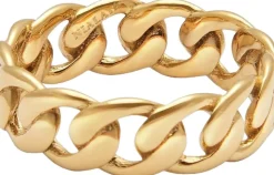 Chain Ring in Gold
